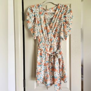 ENTRO FLORAL ROMPER | size Large